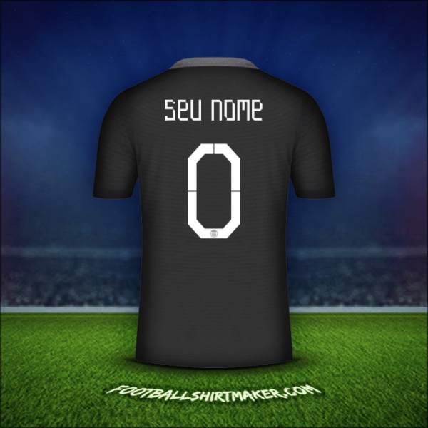 Camisa Paris Saint Germain Cup 2021/2022 Terceira -  seu nome - 0