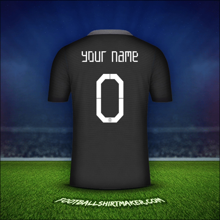 Jersey Paris Saint Germain Cup 2021/2022 Third -  your name - 0