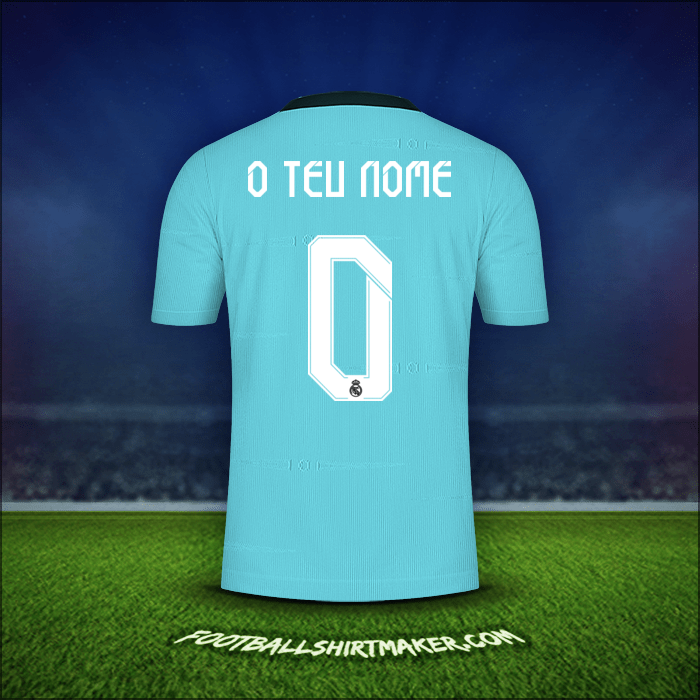 Camisola Real Madrid CF Cup 2021/2022 Terceira -  o teu nome - 0