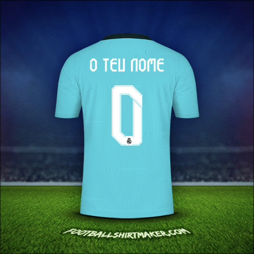 Camisola Real Madrid CF Cup 2021/2022 Terceira -  o teu nome - 0