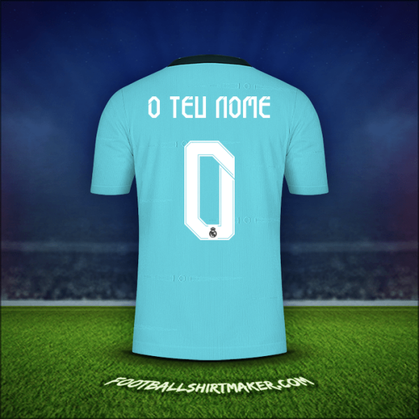 Camisola Real Madrid CF Cup 2021/2022 Terceira -  o teu nome - 0