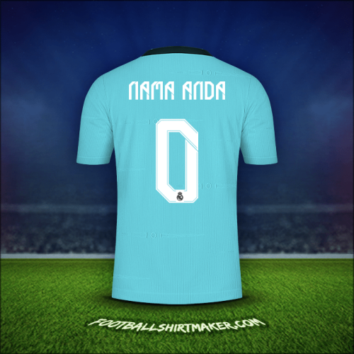 Jersey Real Madrid CF Cup 2021/2022 Ketiga -  nama anda - 0