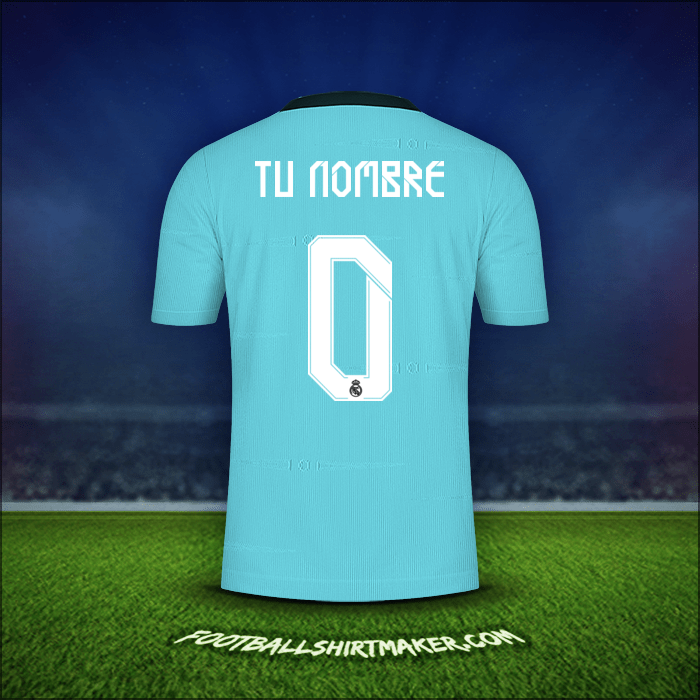 Jersey Real Madrid CF Cup 2021/2022 Tercera -  tu nombre - 0