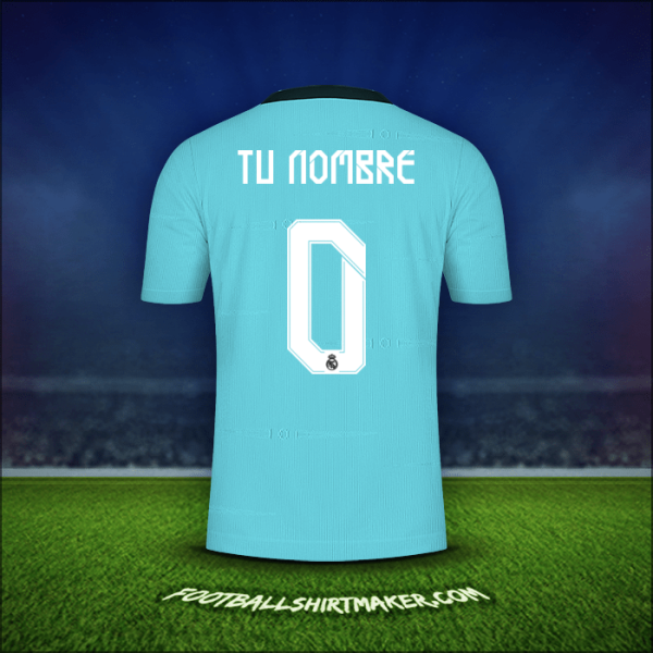 Jersey Real Madrid CF Cup 2021/2022 Tercera -  tu nombre - 0