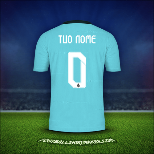 Maglia Real Madrid CF Cup 2021/2022 Terza -  tuo nome - 0