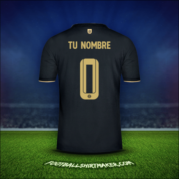 Jersey FC Bayern Munchen Cup 2021/2022 Visita -  tu nombre - 0