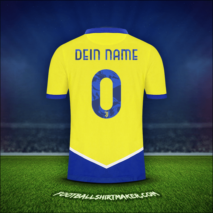 Trikot Juventus FC Cup 2021/2022 Dritte -  dein name - 0