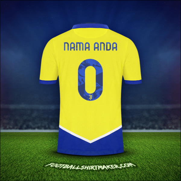 Jersey Juventus FC Cup 2021/2022 Ketiga -  nama anda - 0