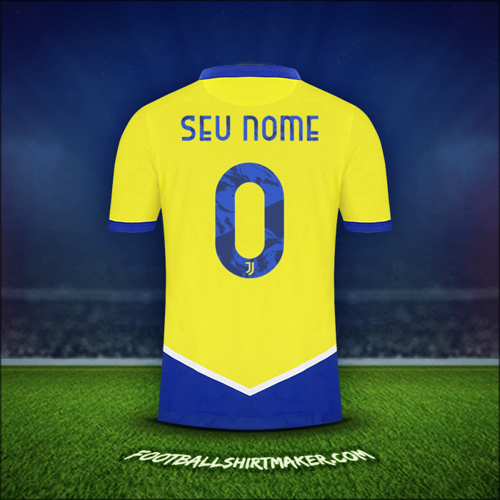 Camisa Juventus FC Cup 2021/2022 Terceira -  seu nome - 0