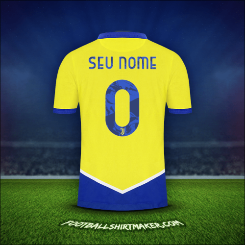 Camisa Juventus FC Cup 2021/2022 Terceira -  seu nome - 0
