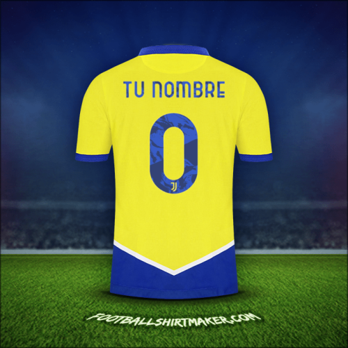 Jersey Juventus FC Cup 2021/2022 Tercera -  tu nombre - 0
