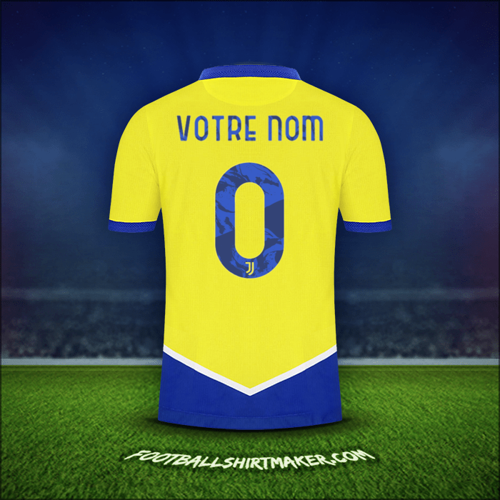Maillot Juventus FC Cup 2021/2022 Troisième -  votre nom - 0