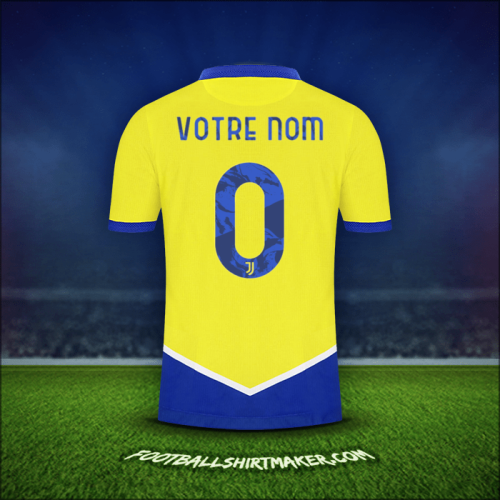 Maillot Juventus FC Cup 2021/2022 Troisième -  votre nom - 0