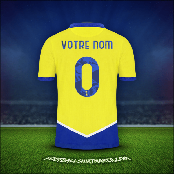 Maillot Juventus FC Cup 2021/2022 Troisième -  votre nom - 0