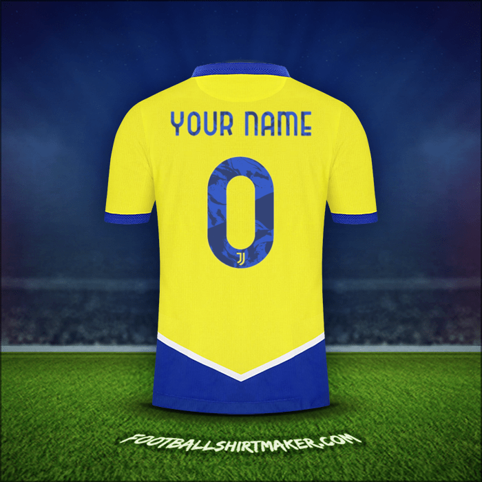 Jersey Juventus FC Cup 2021/2022 Third -  your name - 0