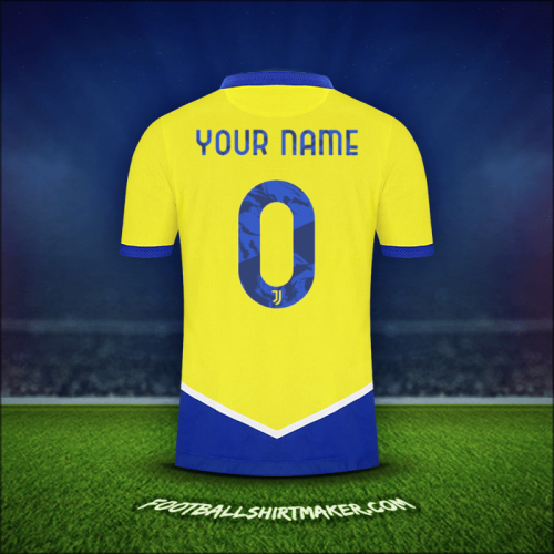 Shirt Juventus FC Cup 2021/2022 Third -  your name - 0