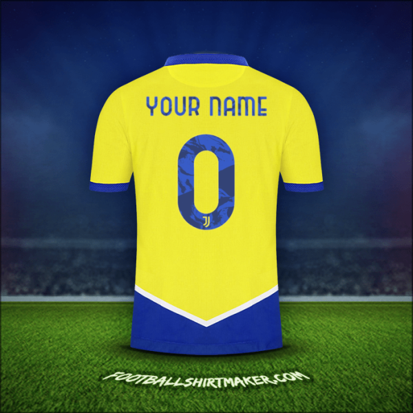 Shirt Juventus FC Cup 2021/2022 Third -  your name - 0