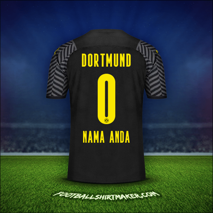 Jersey Borussia Dortmund 2021/2022 Alternatif -  nama anda - 0