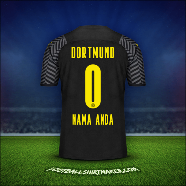 Jersey Borussia Dortmund 2021/2022 Alternatif -  nama anda - 0