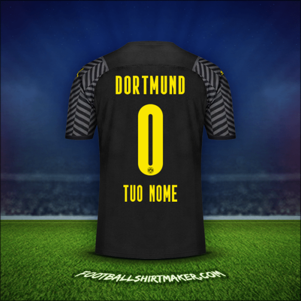Maglia Borussia Dortmund 2021/2022 Seconda -  tuo nome - 0