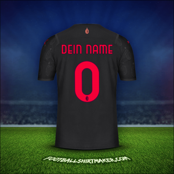 Trikot AC Milan 2021/2022 Dritte -  dein name - 0