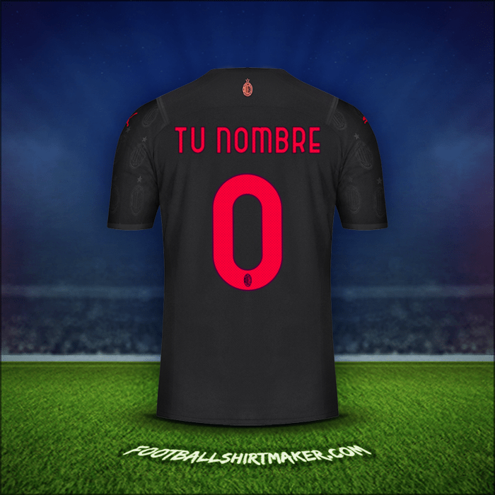 Camiseta AC Milan 2021/2022 Tercera -  tu nombre - 0