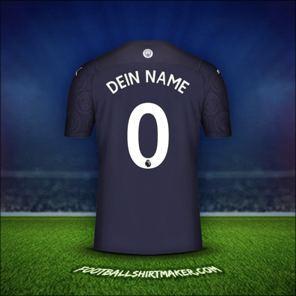 Trikot Manchester City 2021/2022 Dritte -  dein name - 0