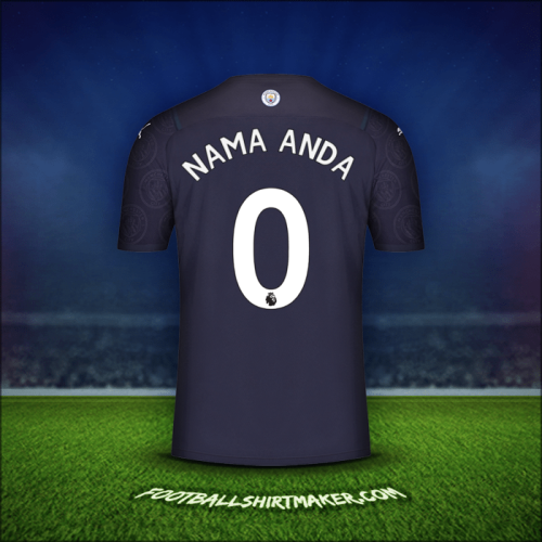 Jersey Manchester City 2021/2022 Ketiga -  nama anda - 0