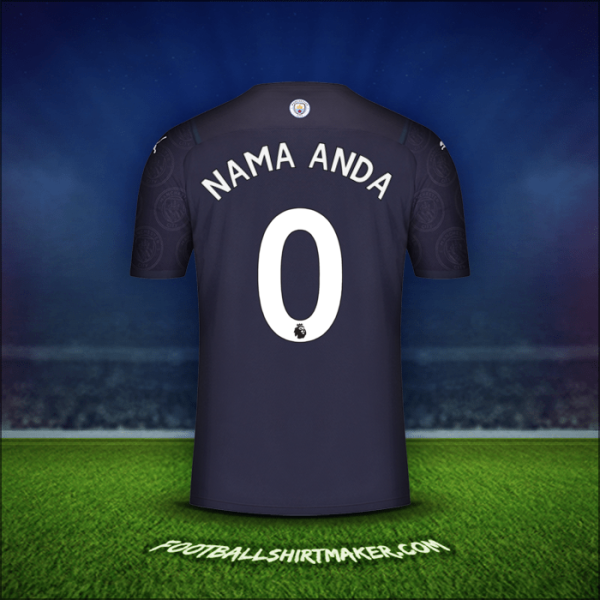 Jersey Manchester City 2021/2022 Ketiga -  nama anda - 0