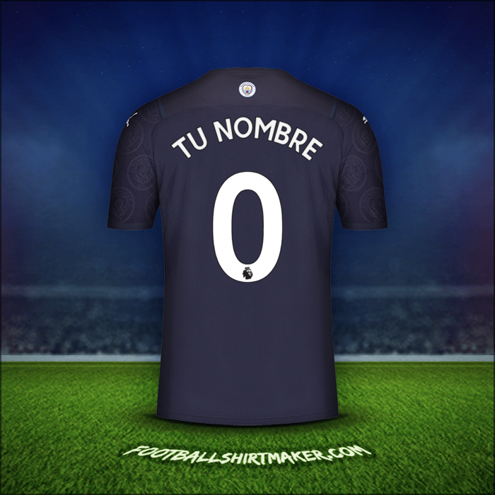 Camiseta Manchester City 2021/2022 Tercera -  tu nombre - 0