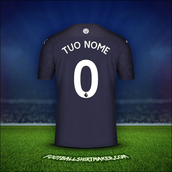 Maglia Manchester City 2021/2022 Terza -  tuo nome - 0