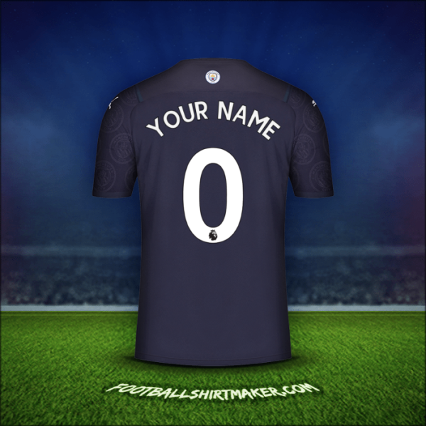 Shirt Manchester City 2021/2022 Third -  your name - 0