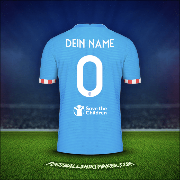 Trikot Atletico Madrid Cup 2021/2022 Dritte -  dein name - 0