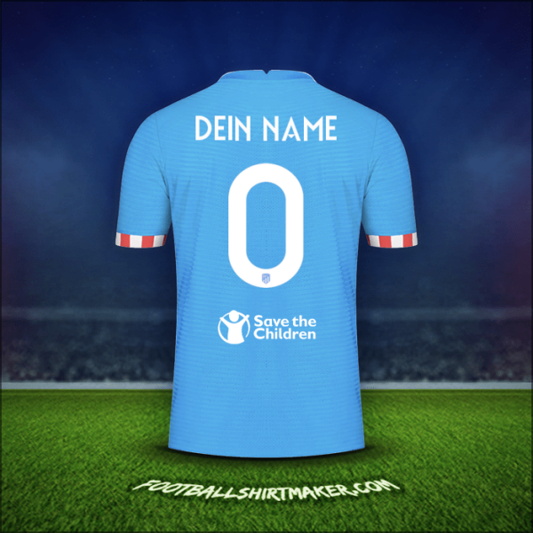 Trikot Atletico Madrid Cup 2021/2022 Dritte -  dein name - 0