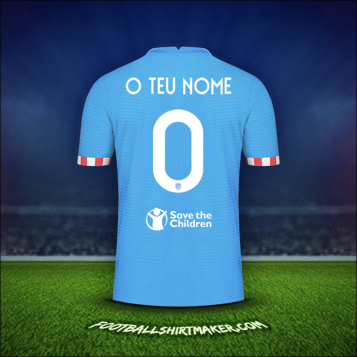 Camisola Atletico Madrid Cup 2021/2022 Terceira -  o teu nome - 0