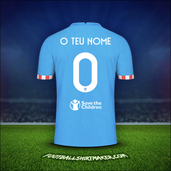 Camisola Atletico Madrid Cup 2021/2022 Terceira -  o teu nome - 0