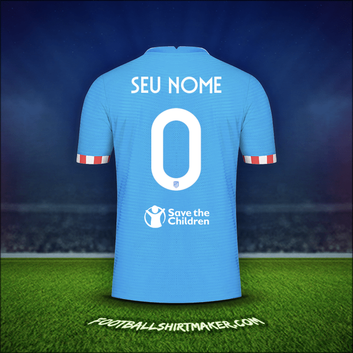 Camisa Atletico Madrid Cup 2021/2022 Terceira -  seu nome - 0