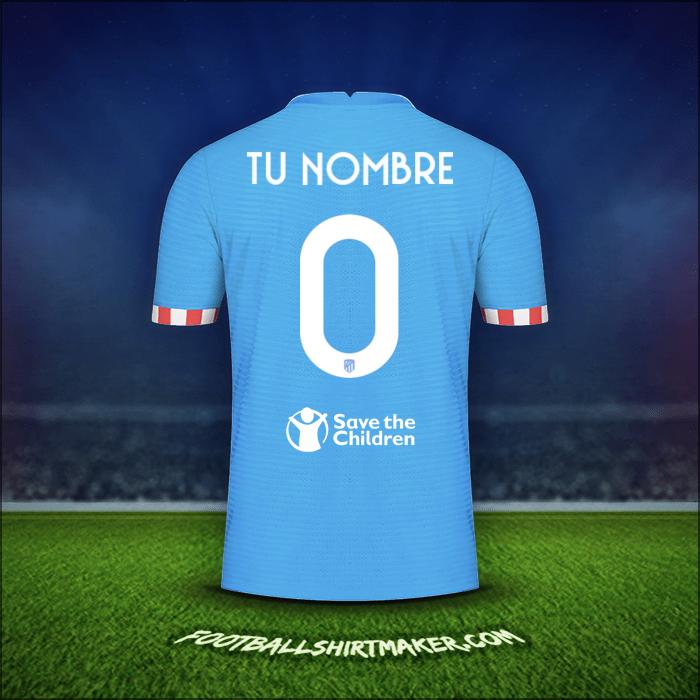 Camiseta Atletico Madrid Cup 2021/2022 Tercera -  tu nombre - 0