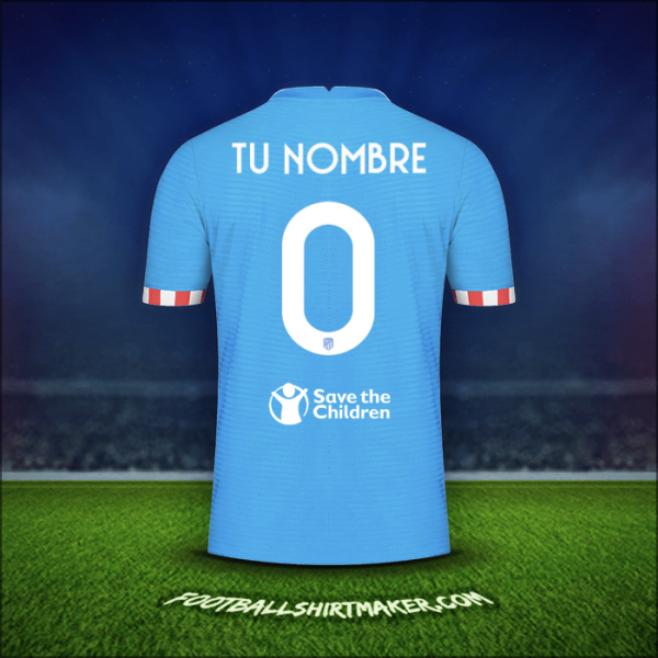 Camiseta Atletico Madrid Cup 2021/2022 Tercera -  tu nombre - 0