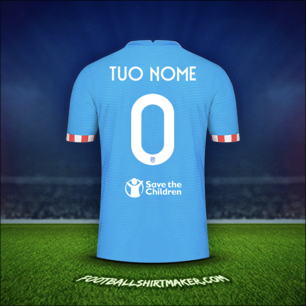 Maglia Atletico Madrid Cup 2021/2022 Terza -  tuo nome - 0