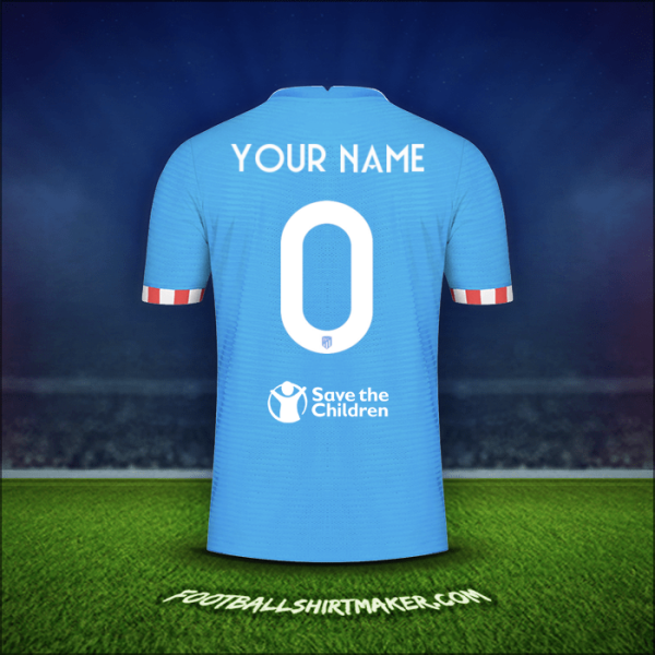 Jersey Atletico Madrid Cup 2021/2022 Third -  your name - 0