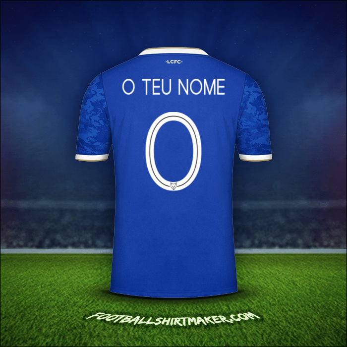 Camisola Leicester City FC Cup 2021/2022 -  o teu nome - 0