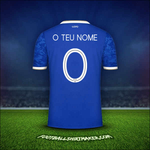 Camisola Leicester City FC Cup 2021/2022 -  o teu nome - 0