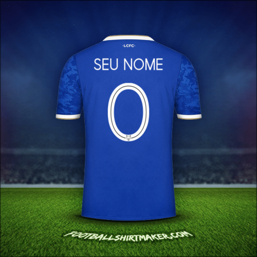 Camisa Leicester City FC Cup 2021/2022 -  seu nome - 0