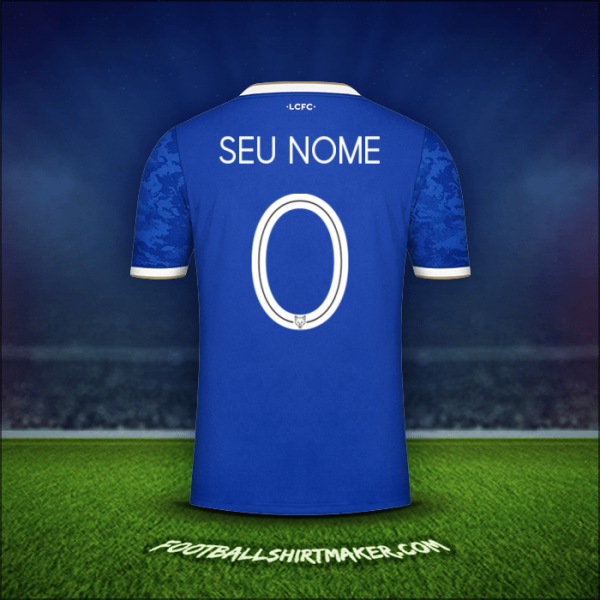 Camisa Leicester City FC Cup 2021/2022 -  seu nome - 0