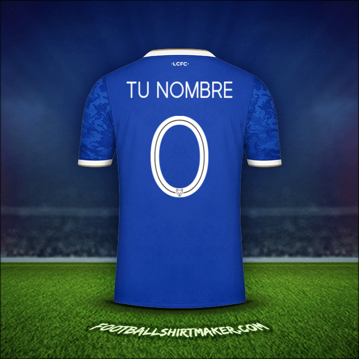 Jersey Leicester City FC Cup 2021/2022 -  tu nombre - 0