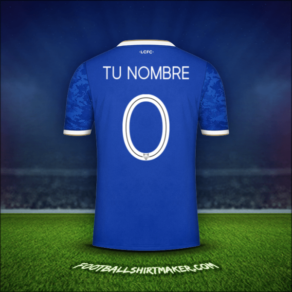 Jersey Leicester City FC Cup 2021/2022 -  tu nombre - 0