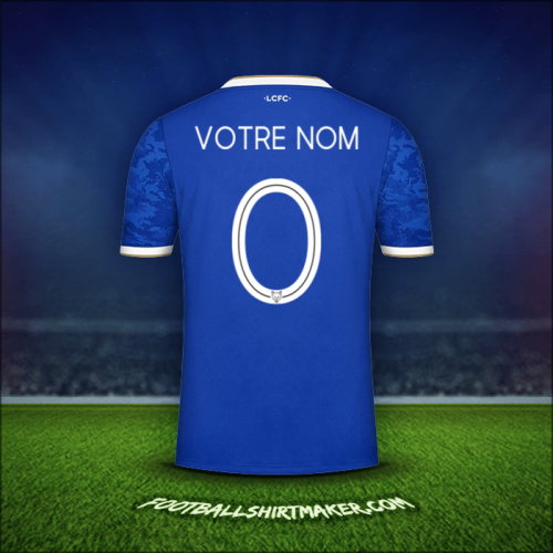 Maillot Leicester City FC Cup 2021/2022 -  votre nom - 0