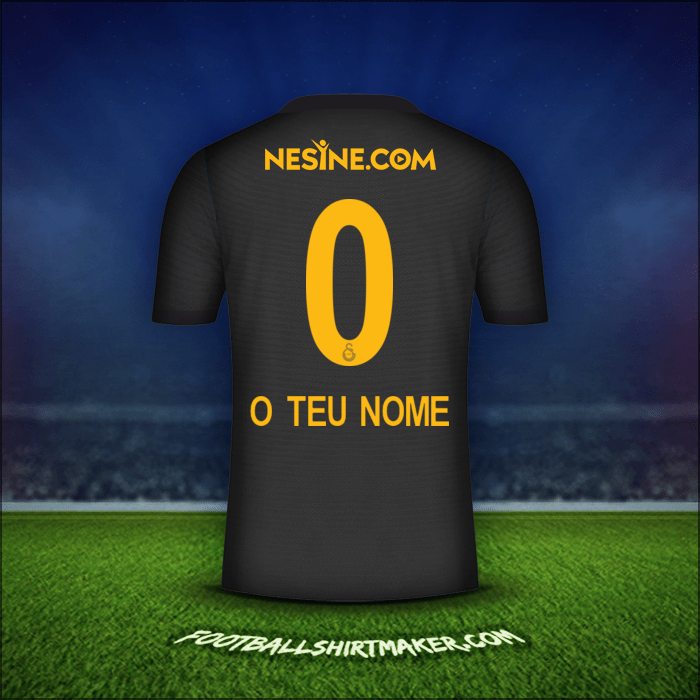 Camisola Galatasaray SK 2021/2022 Alternativa -  o teu nome - 0