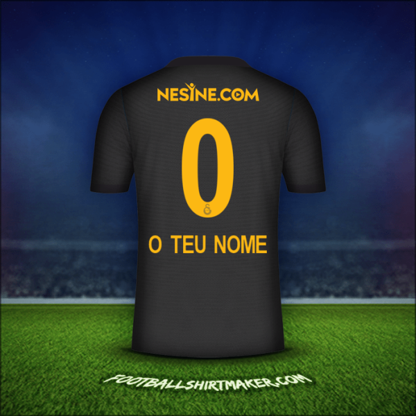 Camisola Galatasaray SK 2021/2022 Alternativa -  o teu nome - 0